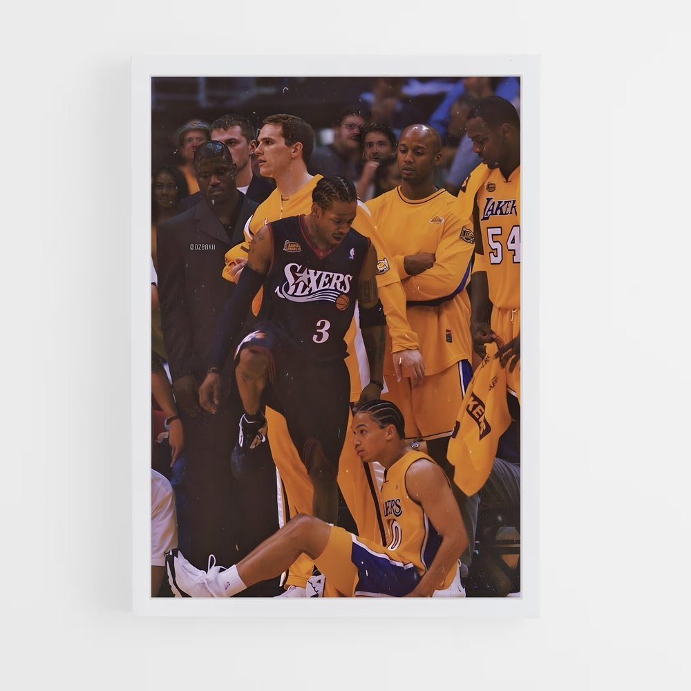 Poster Kobe en Action – affiche Basketball (vue 3)
